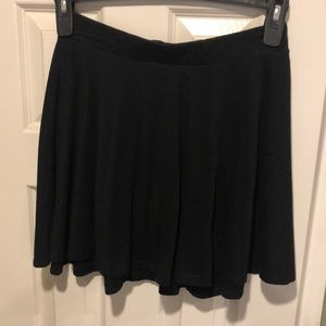 Black skater skirt